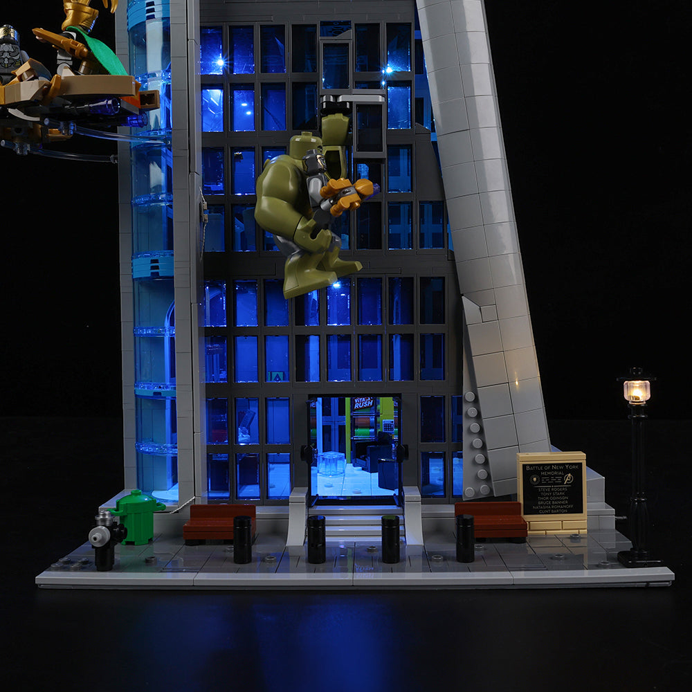 LED Light Kit for Avengers Tower - Compatible with LEGO® 76269 Set